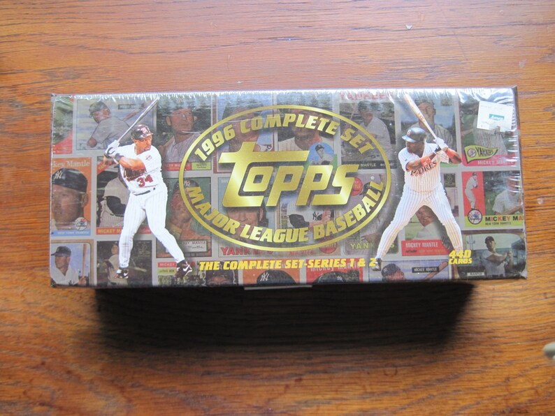 Topps 1996 Baseball Complete Set Series 1 & 2 / 440 cards new Etsy