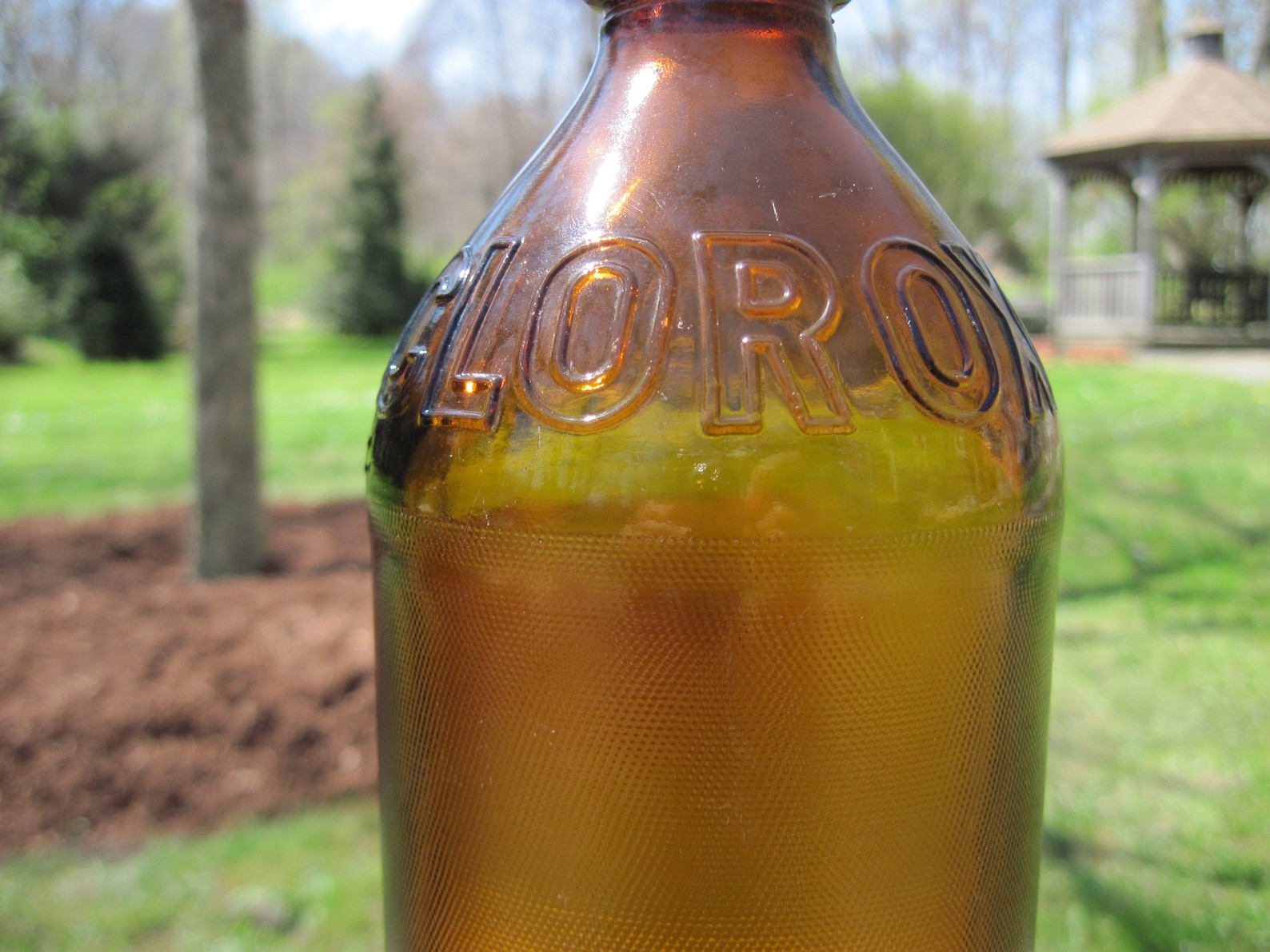 Clorox Bleach Bottle Brown Glass Vintage 32 Oz Etsy