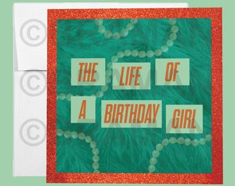 The Life of a Birthday Girl Greeting Card, Taylor Swift-inspired Cards