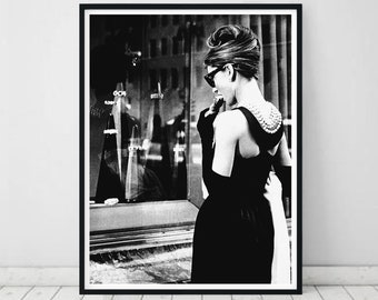 34 Audrey Hepburn Photo Inspirational Actress Quote Picture Vintage Print Poster