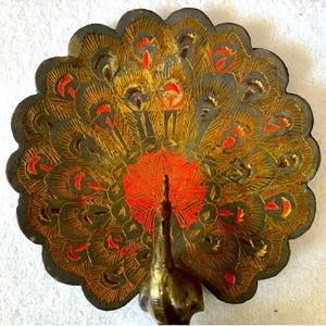 Decorative Brass Peacock