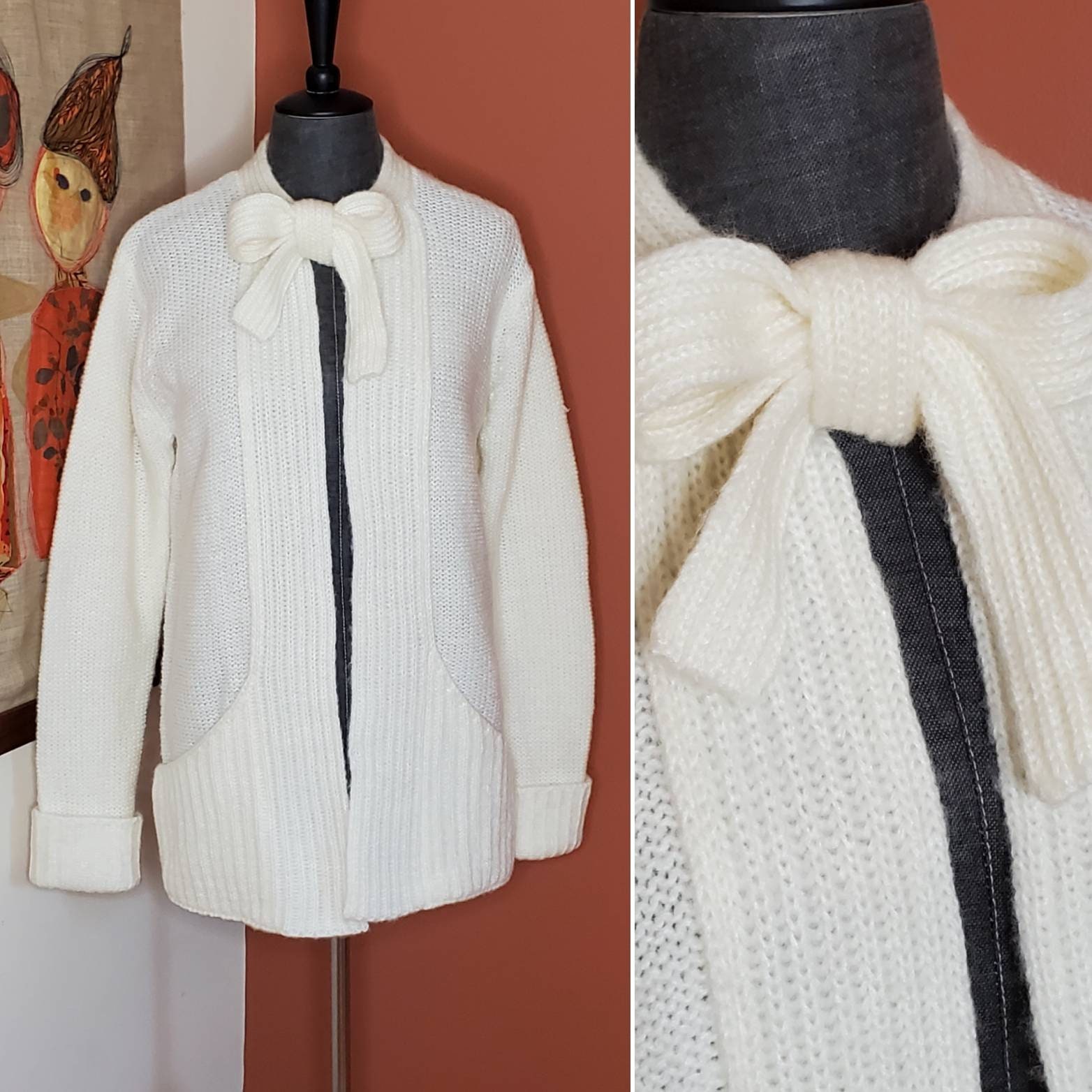 Pussy Bow Sweater - Etsy