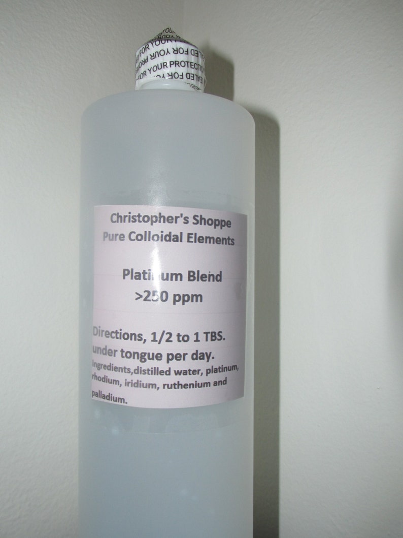 Nano Colloidal Platinum Blend 250 ppm 32 oz. Etsy