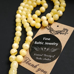 Ø +10mm Royal Baltic Amber Islamic Prayer, 66 Round Beads, 41.24g Rosary, Tesbih, subha, tasbih, misbaha, kehribar, pure amber, كهرمان