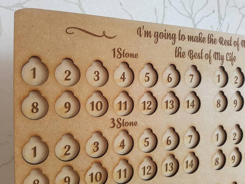 Weight Loss Journey Board best Seller Weight Loss Tracker Etsy