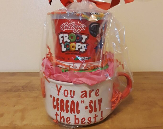 Cerealsly the Best Cereal Bowl Gift Set/ Cereal Bowl/ Teacher's Gifts/holiday Gift Set Etsy