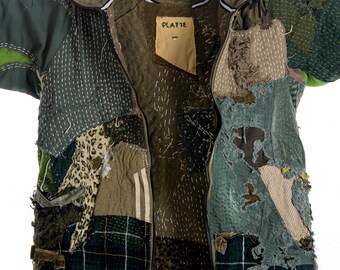 ボロニット 国旗 リメイク BROKEN FLAG SWEATER BORO 楽天 ボロニット 国旗 リメイク BROKEN FLAG SWEATER BORO