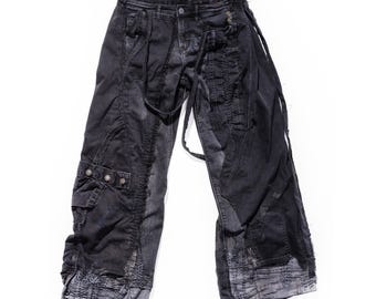 パンツ Rare 00s Archive Brush bleach blackDenim il_340x270.6358342910_9dj0.jpg