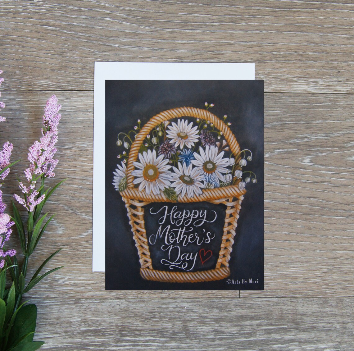 Mother's Day Flower Basket Etsy