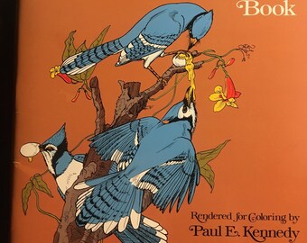 Audubon's Birds of America Coloring Book - Unused - Paul Kennedy - 2015 - Dover - Color, Templates for Painting or Embroidery