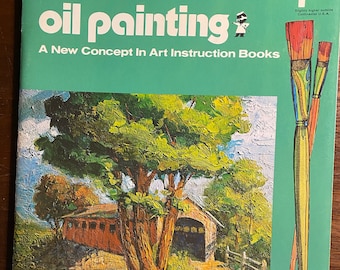 Pastel Drawing: Enjoy - A New Concept in Art Instruction Books - 1971- Book No 3, Technique, Guide color -  Lessons - Sketching