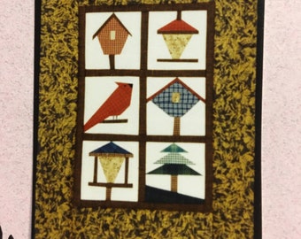 Backyard Wildlife Mini - Pieced - Quilt Block Pattern - Paper Foundations - 6 total - Eileen's Design Studio - Quilting supply