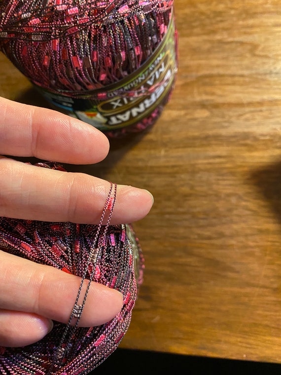 Bernat Matrix Yarn Ribbon for Knitting and Crochet - Web Wines