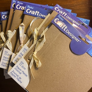 Álbum de scrapbooking de memoria listo para llenar - Elaboración de papel, adornos fotográficos - Darice 6" x 6" - 20 páginas - Marrón liso