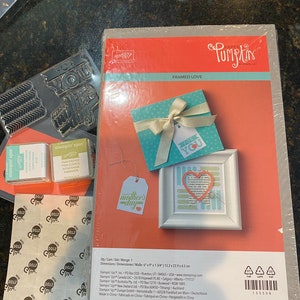 Stampin-Up Framed Love - Kit de fabrication de cartes de bricolage, étiquettes, cadre photo et image à faire - Artisanat de papier - Non ouvert