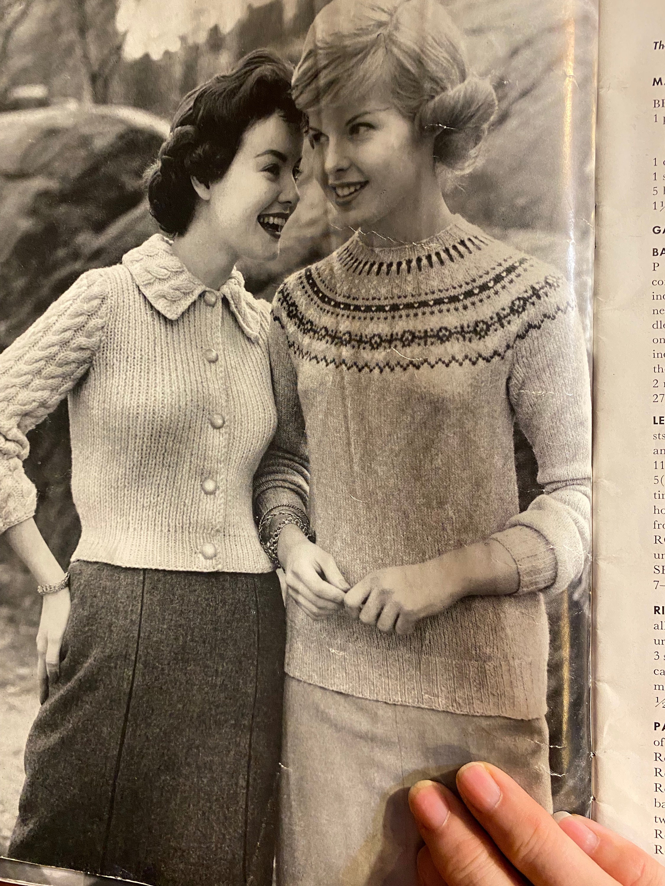 4 Vintage 1960's/70's Crochet, Knitting Pattern Books, Bernat & Brunswick 