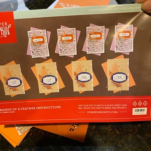Paper Pumpkin - Friends of A Feather Card Making Kit DIY  - Use With  Stampin-Up / Rubber Stamps - Kit - Paper Crafting - Oct 2018