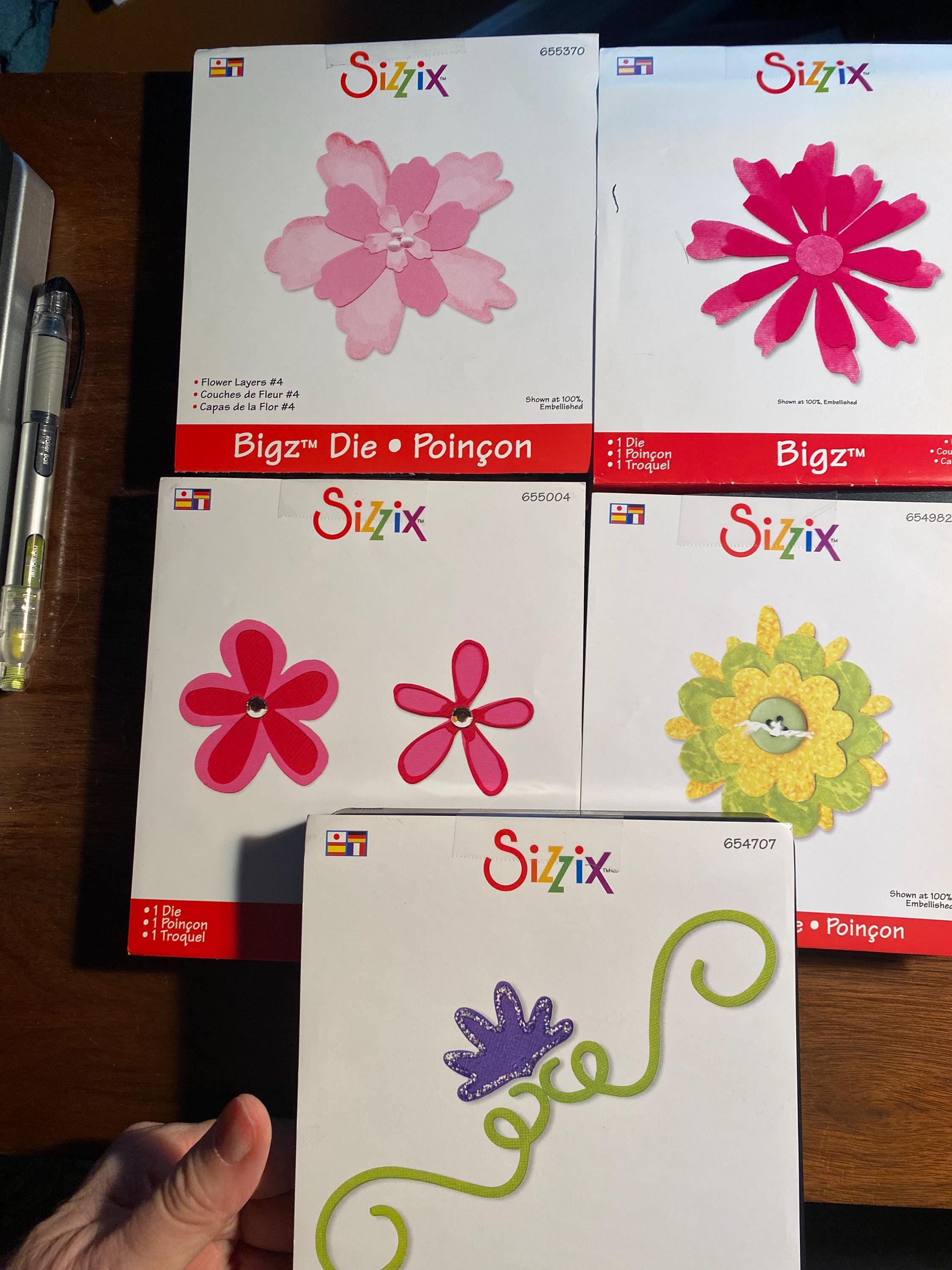 Flowers Build Layers - Pick Sizzix - for Roller Machine Provo