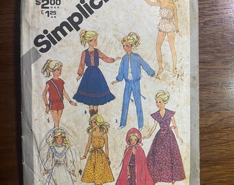 Siplicity 5733 Patron De Couture Habits De Poupée - Taille Unique