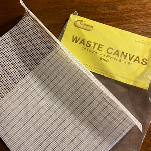 Charles Craft Waste Canvas 14 Count 12x18 Natural