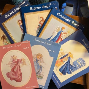 Choose an Angel Cross Stitch Chart (Pattern) - Rebecca Waldrop - Mar Bee - Embroidery - 1980s / 1990s