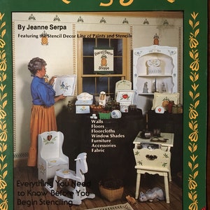 Stenciling Basics - Paint Walls, Wood, Fabric, Floors, Floorcloths, Window Shades, Furniture, Accessocies Etc -  Decorative Painting - Serpa