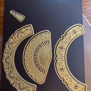 Fantastische 3D-waaierstansen - metalen dies: papier knutselen, prenten maken, kaarten maken - Anna Griffin