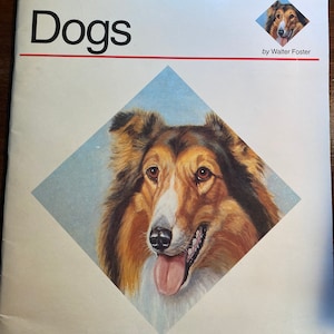 How to Draw Dogs (Pencil, Charcoal) - Walter Foster 10 - Art Instruction Simple Technique, Guide Animal drawing Lessons