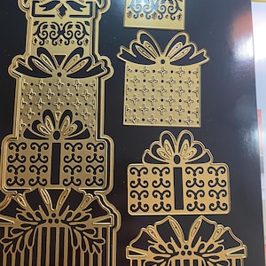 Décorations de Noël, cadeaux d'hiver, matrices de découpe métalliques fines créations en papier, impression, fabrication de cartes - Anna Griffin