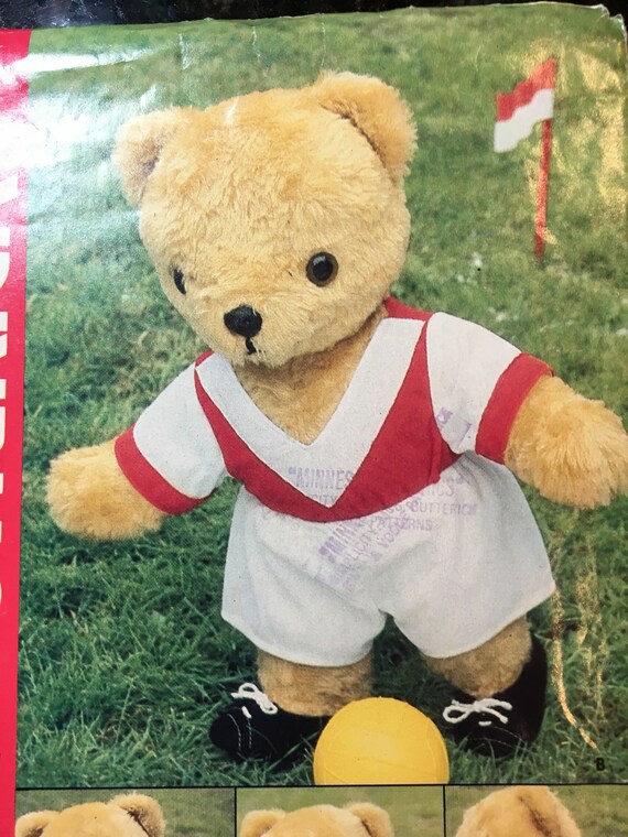 butterick teddy bear pattern