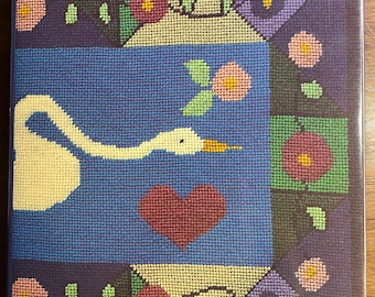 Country Needlework -  Margaret Boyles - 1986 - Canvas Embroidery Stitches / Stitching Techniques / Patterns / Directions Instruction