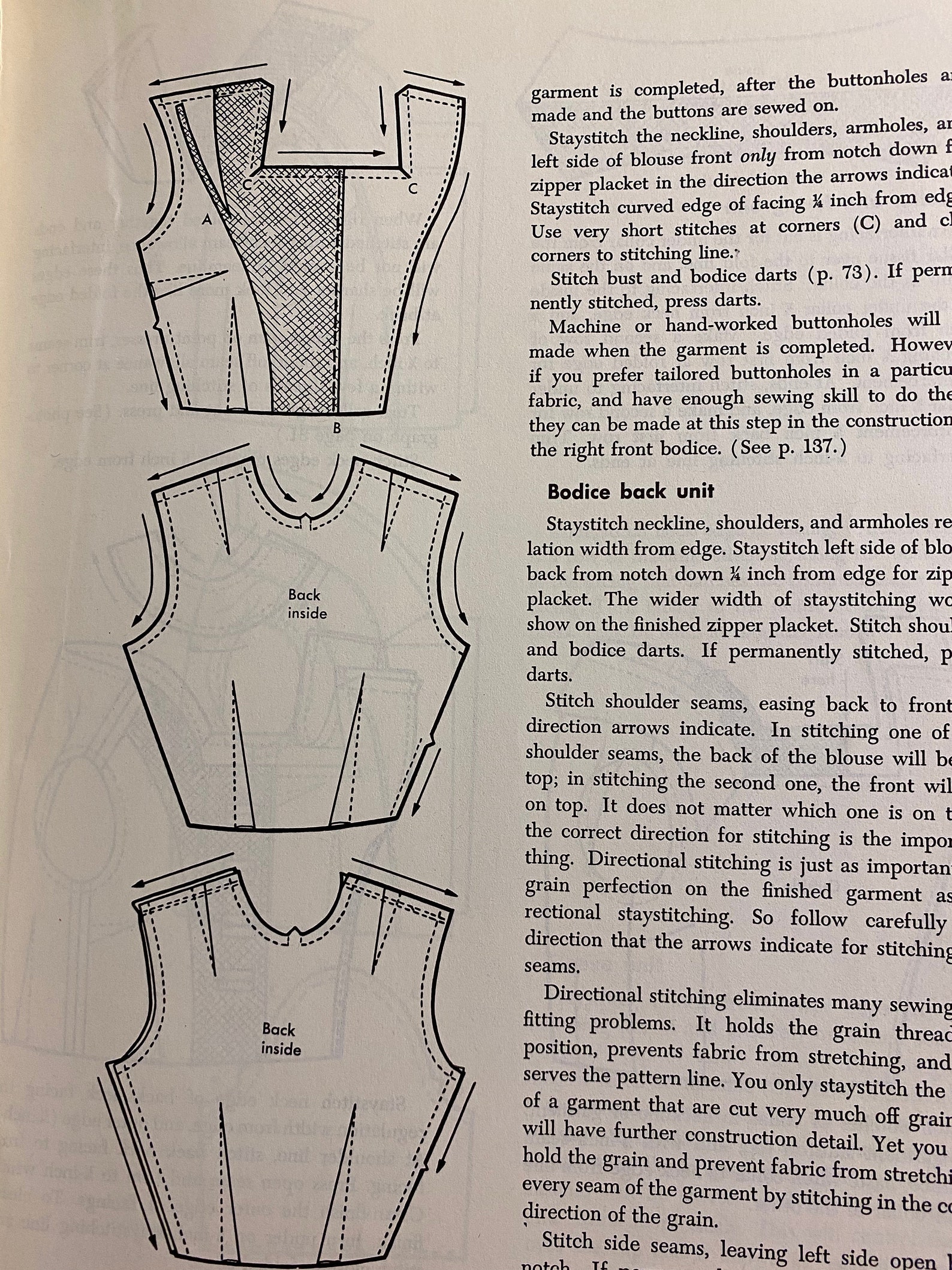Method of Clothing Construction Sewing Arch Etsy