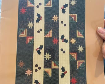 Navidad campestre en franela y lana - Liberty Homestead - Técnicas de acolchado, patrones e instrucciones - Patchwork con piezas