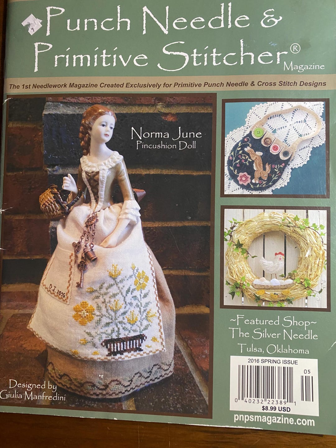 Needle Stitcher Punch Needle & Primitive Stitcher Magazine - 2016 Spring - Stitching ...