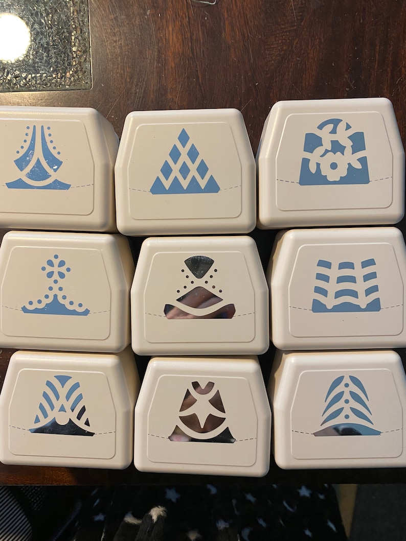 Martha Stewart Shapes Page / Paper Edge Magnetic Punch Choose Design Paper cutter Crafting - Decoupage, Scrapbooking, photo album image 1