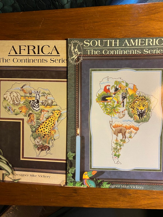 Continents Series Cross Stitch Collection - Choose: South America