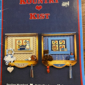Kountry Kist Folk Art Book How to Paint - Painting Tole Techniques / Patterns - B Mumford, B Headman, P Nelson - 1985 Designs Templates
