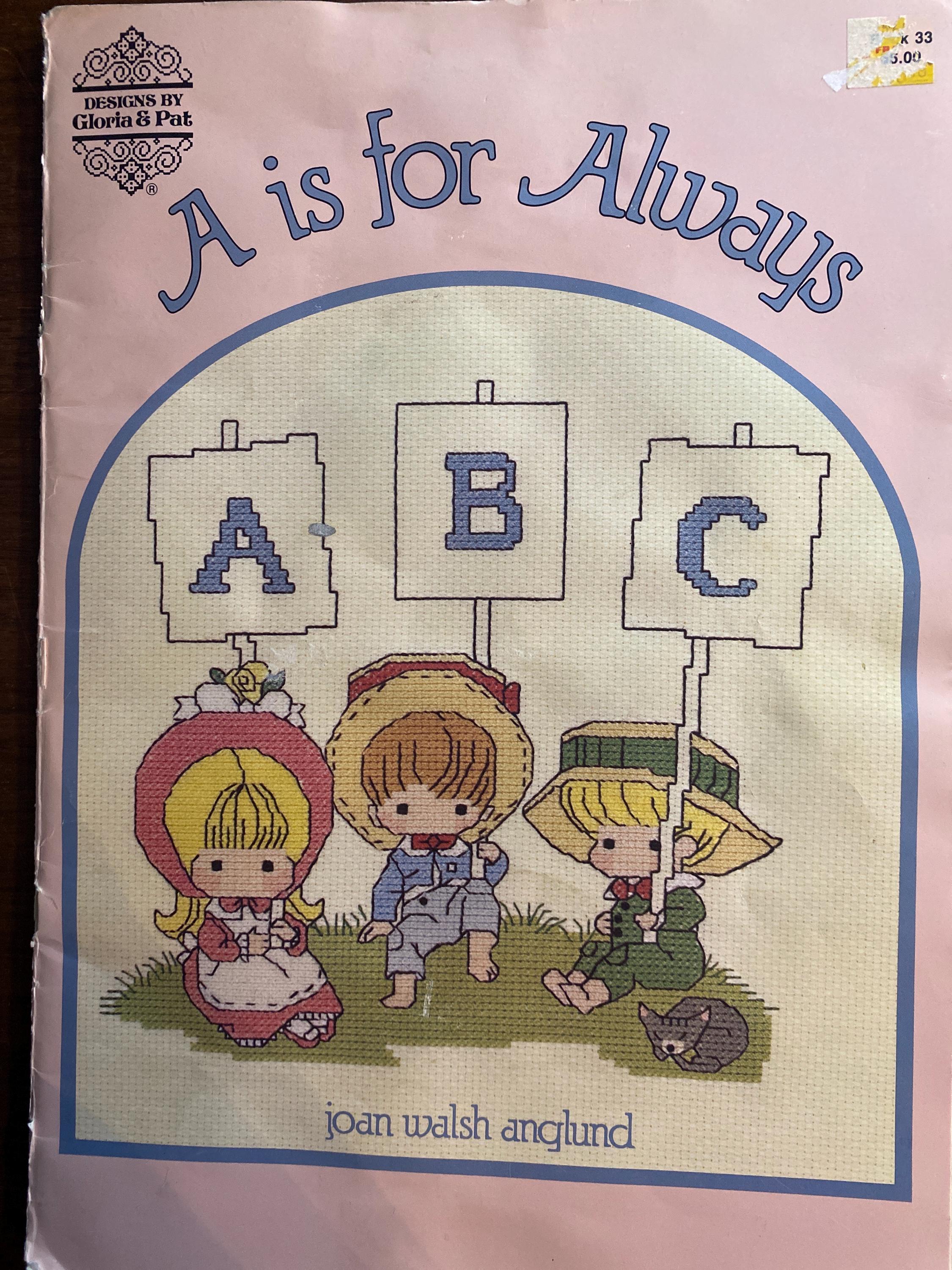 Joan Walsh Anglund Cross Stitch - Etsy