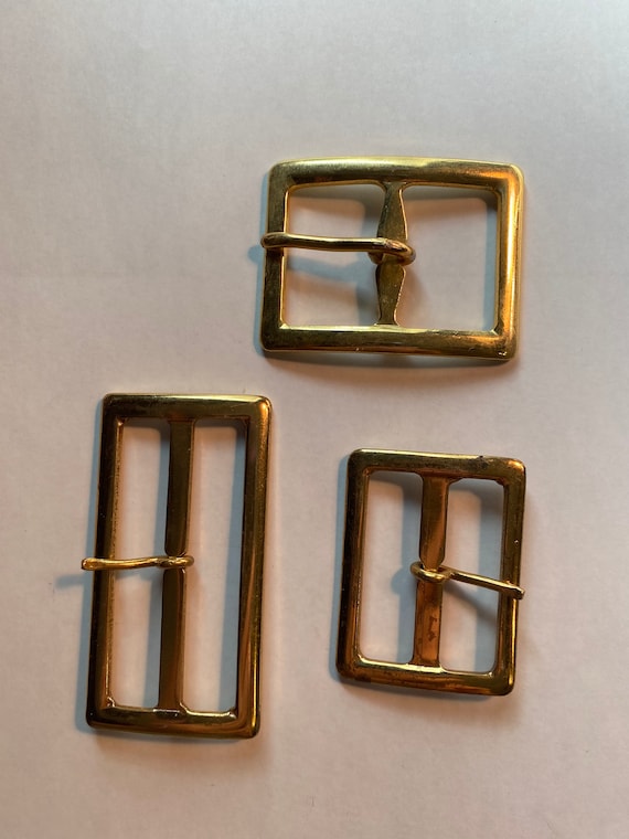 ヴィンテージ ゴールド トーン ベルト バックル - 3 - サイズ 2 インチ