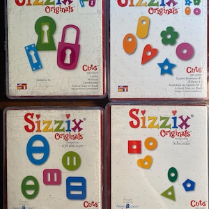 Ösen Schnallen Schlösser-Pick Sizzix Cuts - Für Rollenmaschine Provo Craft - Papierdruck / Kartenherstellung - Red Cuts Original / Bigz