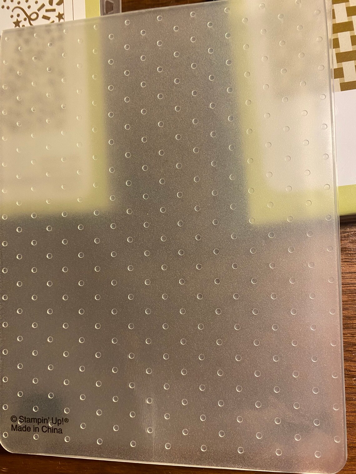 Stampin UP Choose a Textured Impressions Embossing Folder - 4.25" X 5.5 ...