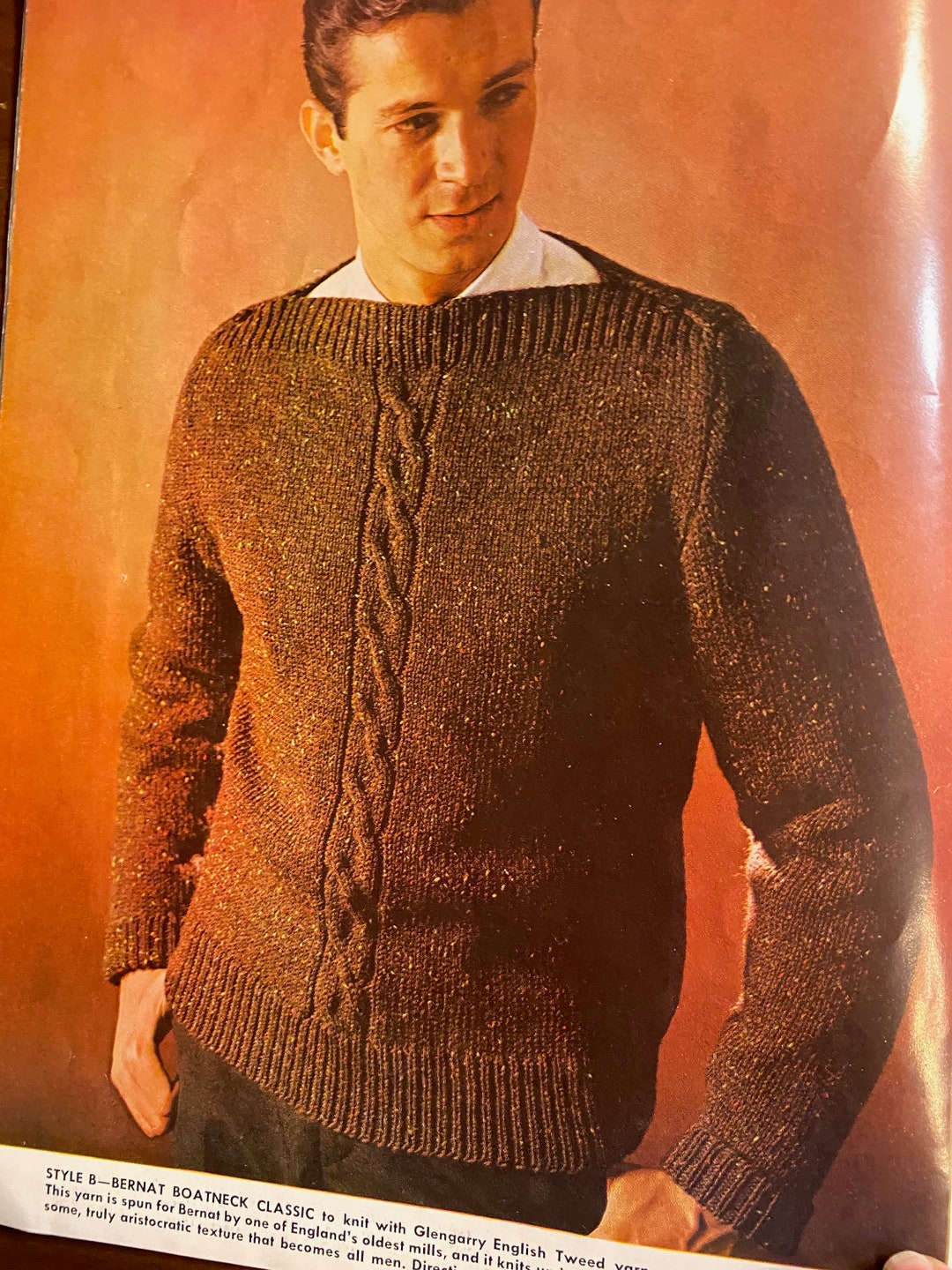 Bernat Knitting Pattern Book Sweaters - Angel Elegance Vintage