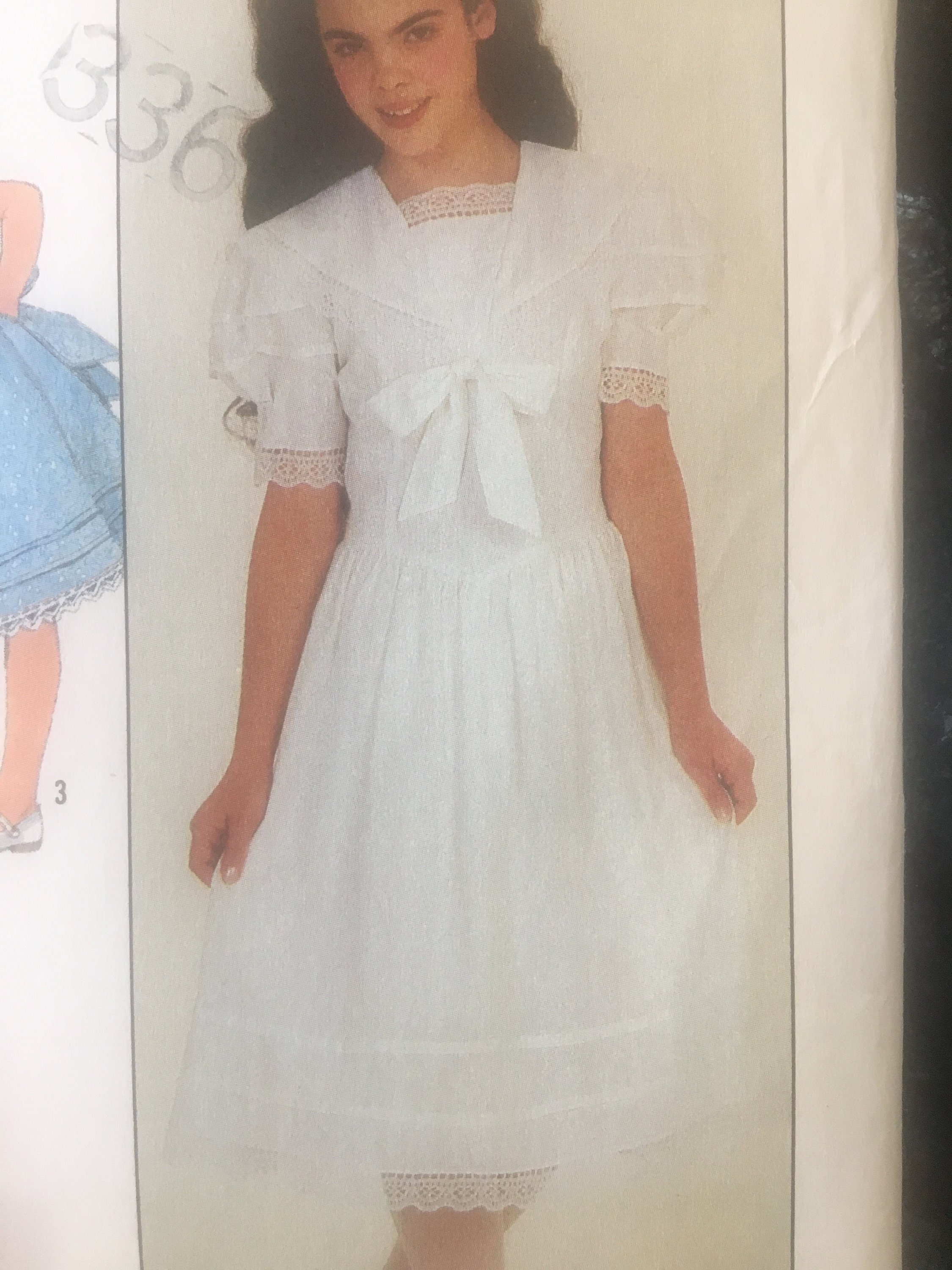 Child's / Girl's Jessica Mcclintock for Gunne Sax Dress Simplicity