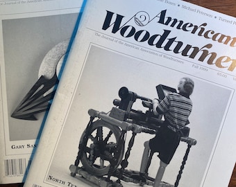 American Woodturner  Magazine Woodworking: 1999 Vol 14 - Pick No 3 or 4 - Woodworker's Plans -  Design Instructions - Articles of Interest