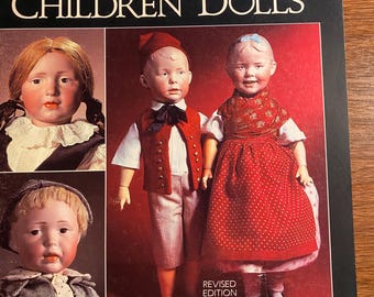 Bonecas infantis alemãs - Manual de exercícios do DollMaker - Mildred Seeley - 1990 - Pintura de rostos/olhos - Figurinos - Chapéus - Penteados etc.