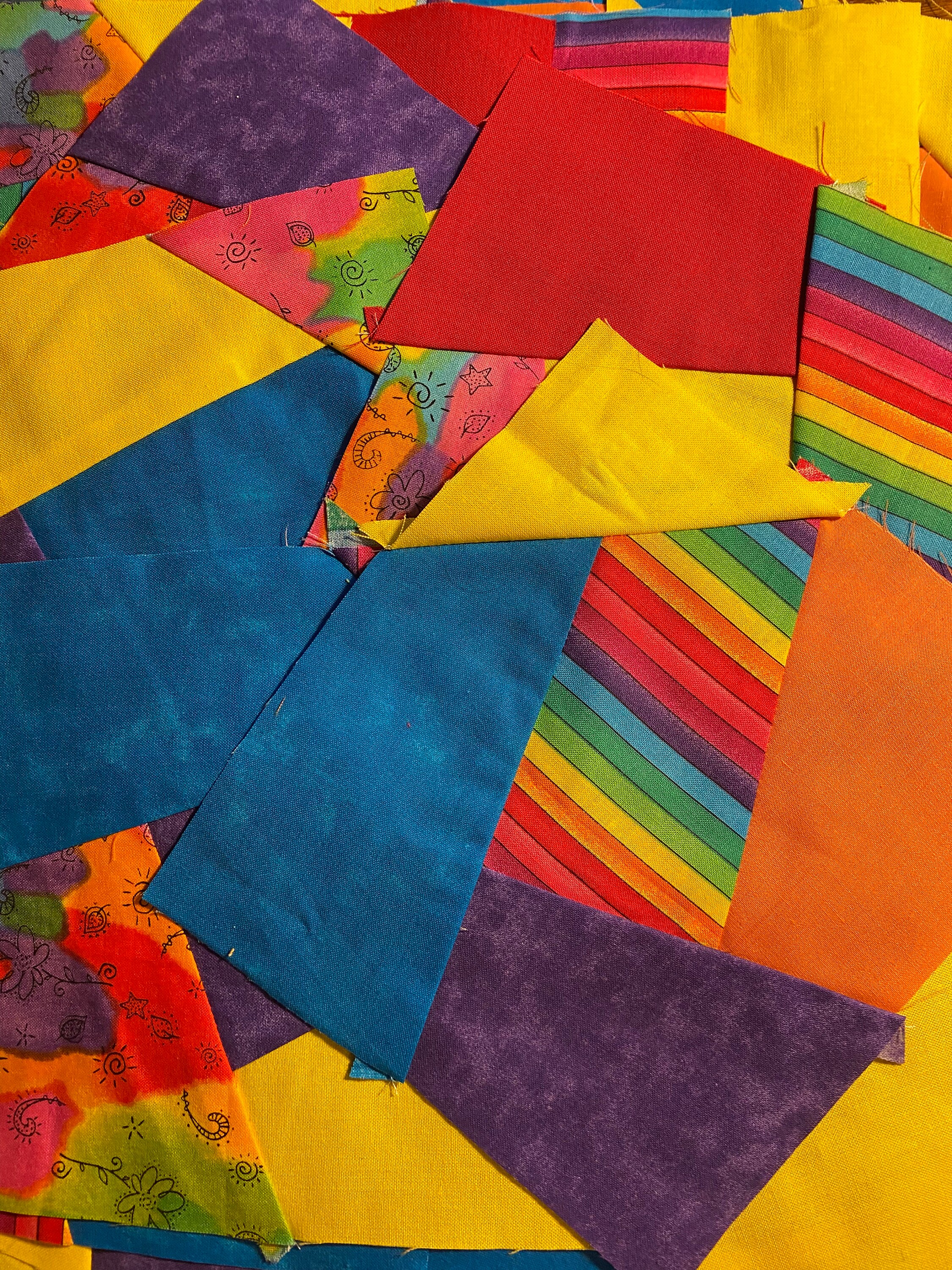 28 Blocks Pattern Crazy Quilt Piece 30