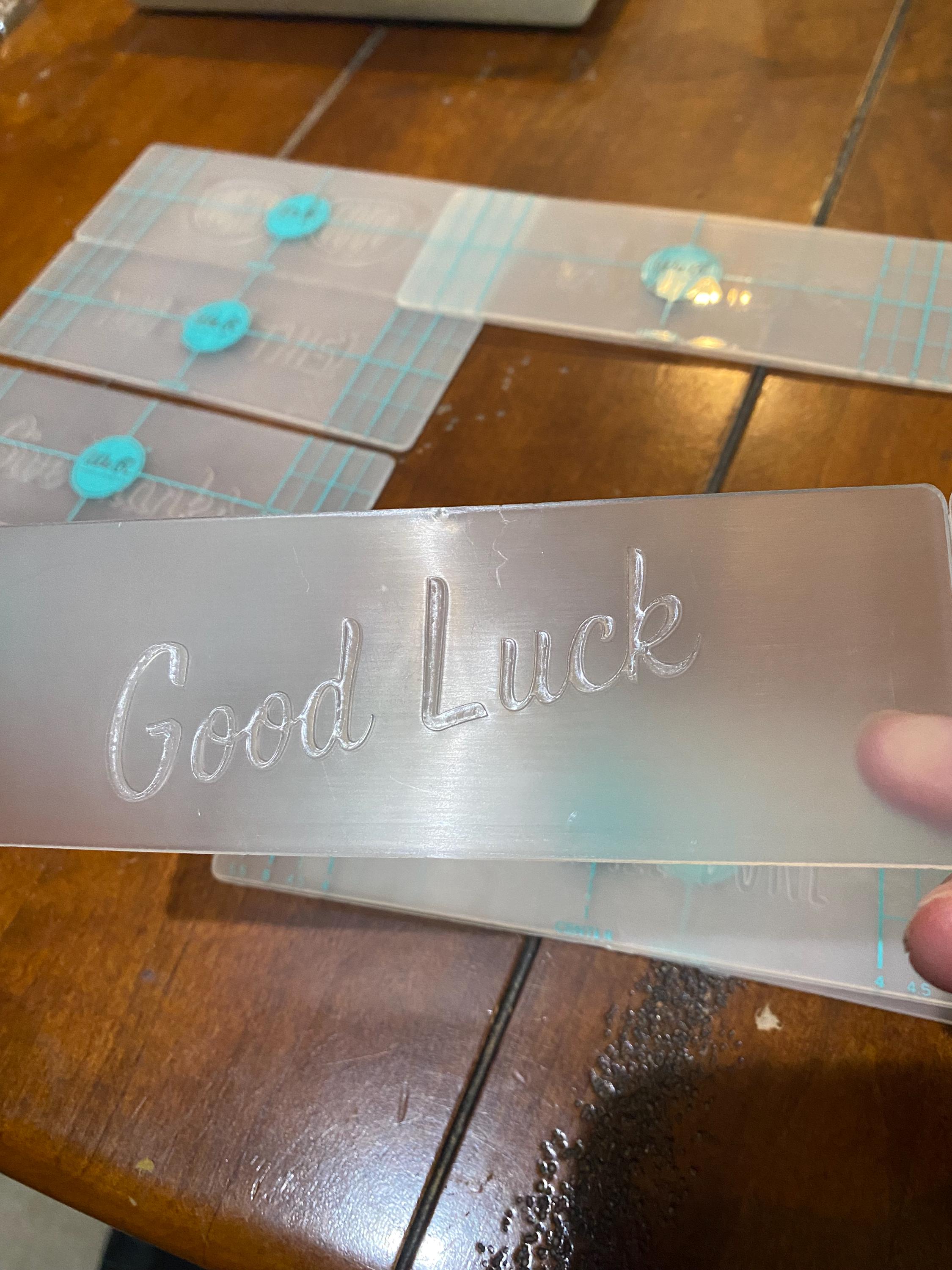 We R Memory Keepers Pick: Saying / Words Embossing Folder 6" X 2 ...