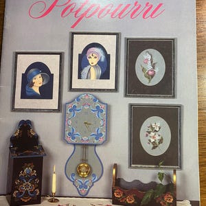 Potpourri -  Tole Decorative Painting - Maureen McNaughton - 1991 - Folk Art Technique - Patterns Instruction