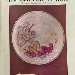 Ceramic Teacher Magazine - August 1983  - Introduction Techniques Projects  How - To Paint, Instructions,  firing: Single Issue