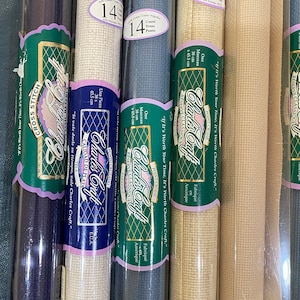 Välj färg: Marinblå, Antqblå, Fiddlerbeige, Lt Fiddler, Elfenben - Korsstygstyg av Charles Craft, Aida 14 st 15" x 18"